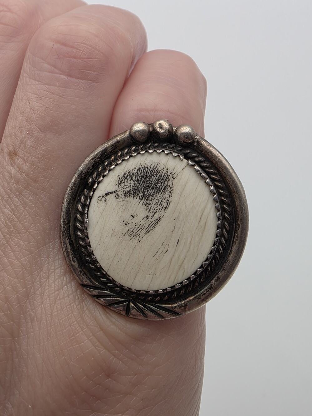 Native American Sterling Silver 925 Ring Size 5.5